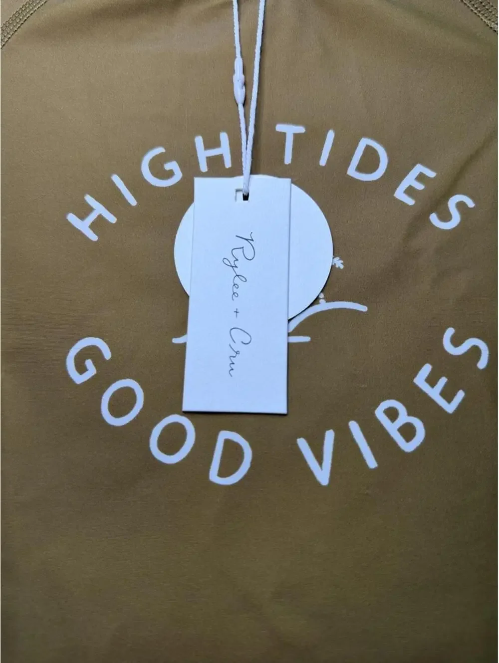 High Tides Good Vibes Kids Rash Guard